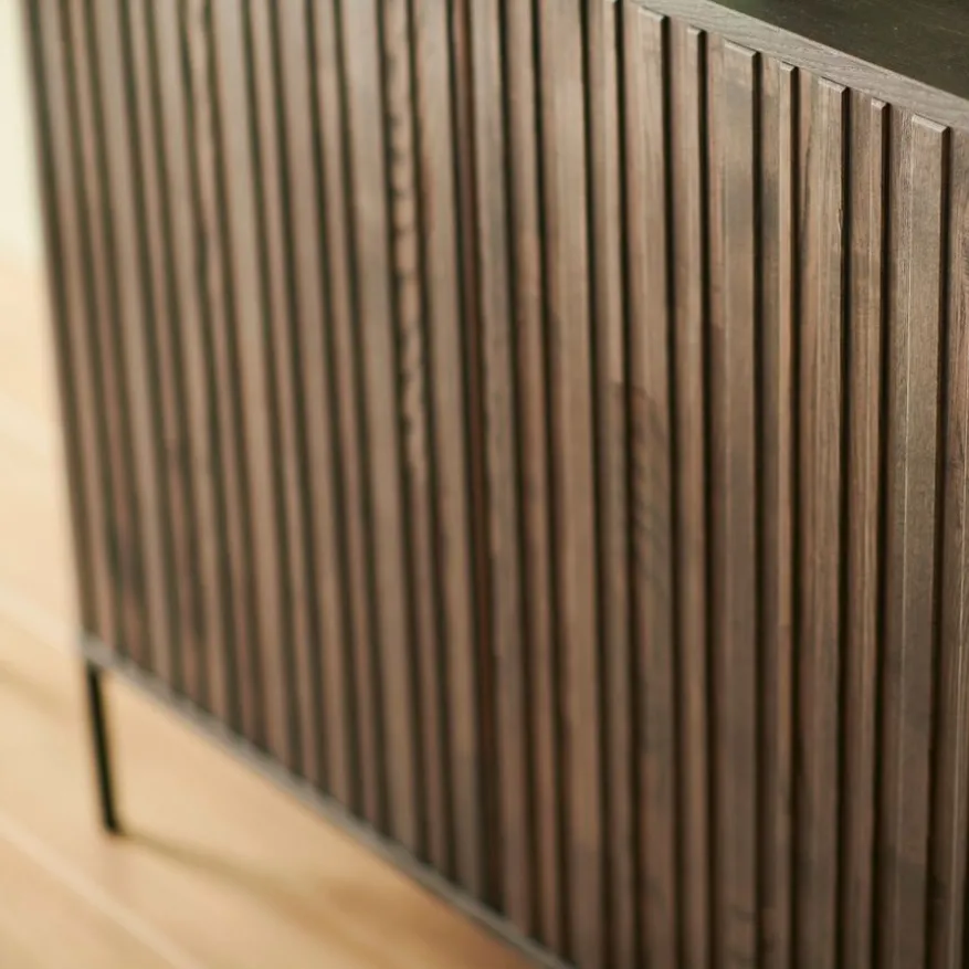WOOOD Dressoir New Gravure Bruin - 200x85x46 cm