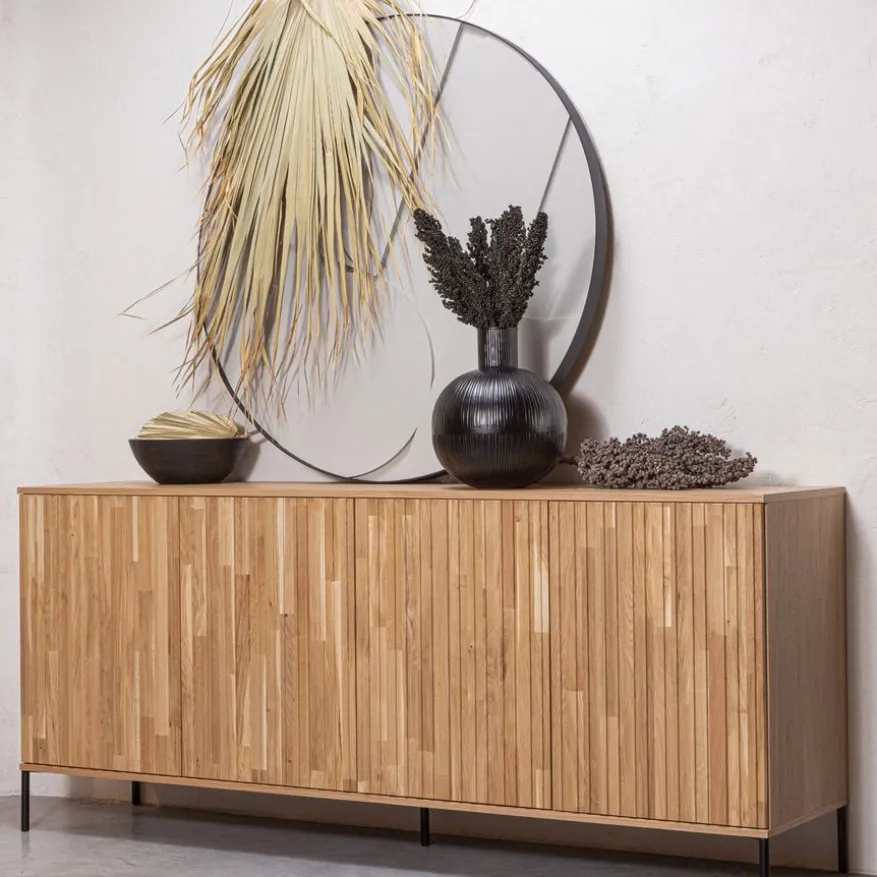 WOOOD Dressoir New Gravure Naturel - 200x85x46 cm