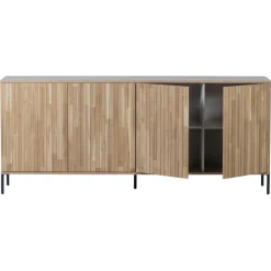 WOOOD Dressoir New Gravure Naturel - 200x85x46 cm