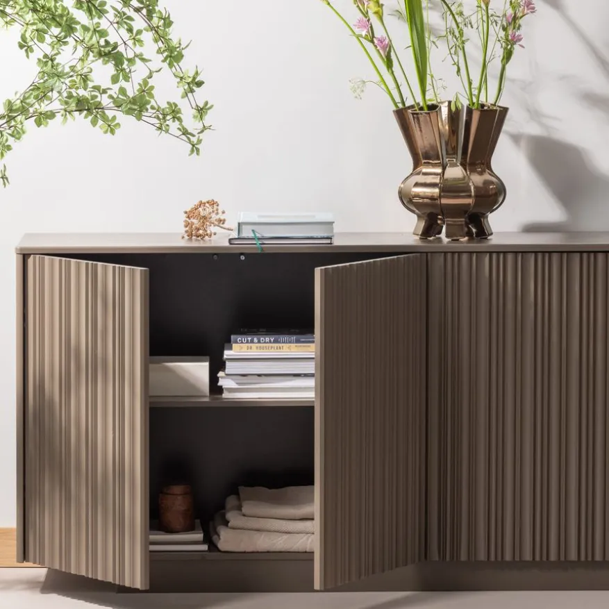 WOOOD Dressoir Nova Truffel - 200x85x40 cm