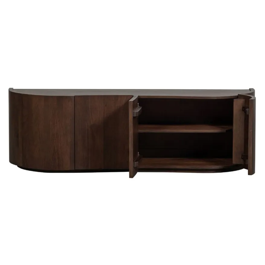 WOOOD Dressoir Sense Bruin - 160x50x46 cm