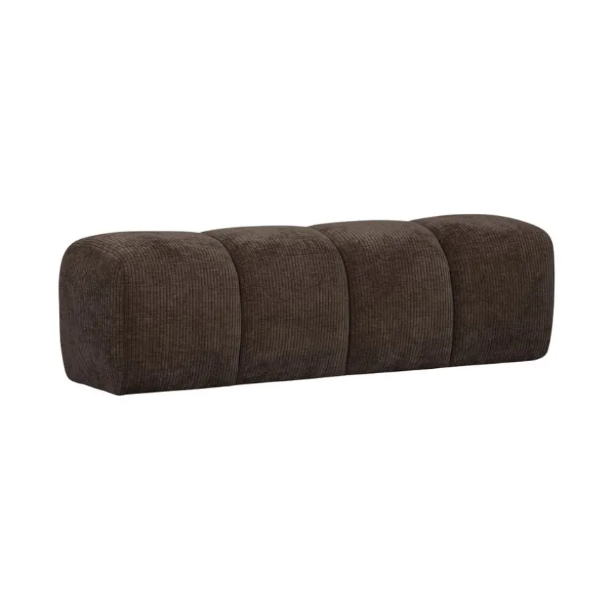 WOOOD Eetkamerbank Mojo Bruin - 164x45 cm