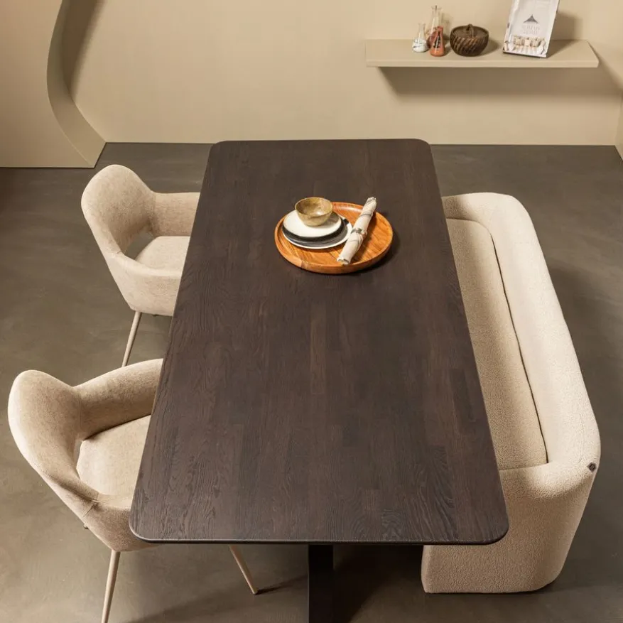 WOOOD Eetkamerbank Zone Beige - 160 cm