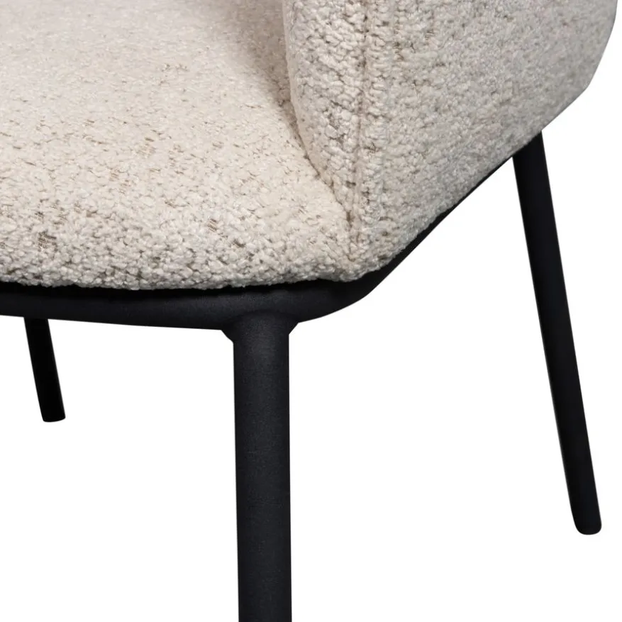 WOOOD Eetkamerstoel Leon Beige