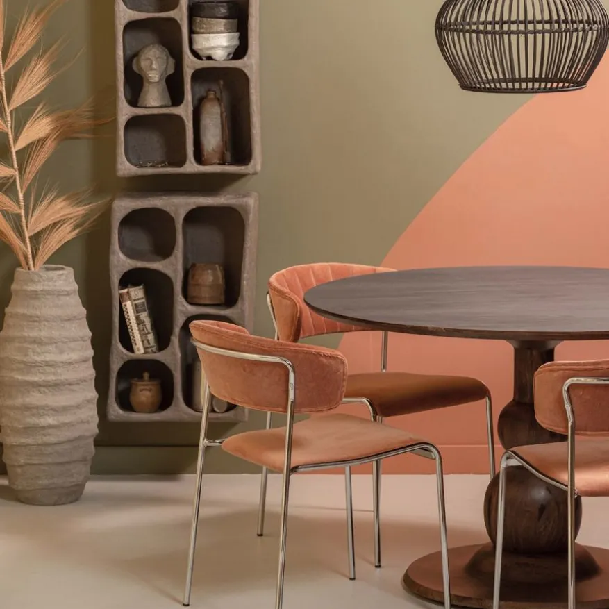 WOOOD Eettafel Blanco Bruin - Ø 120 cm