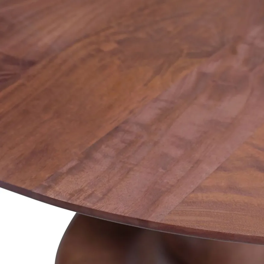 WOOOD Eettafel Blanco Bruin - Ø 120 cm