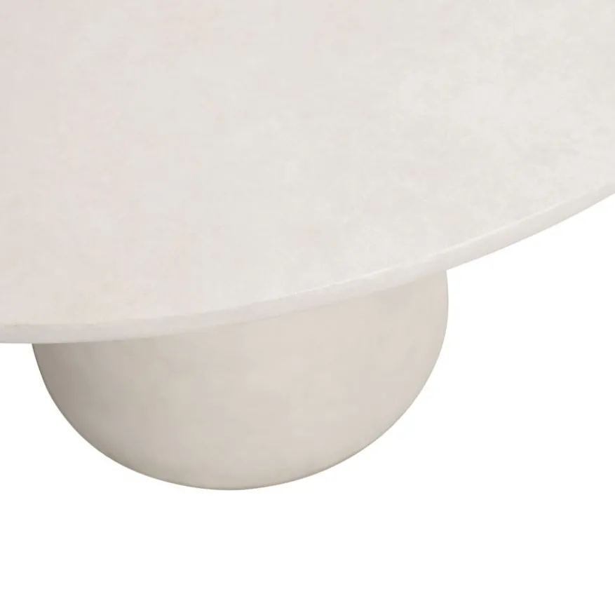 WOOOD Eettafel Damon Wit - Ø 100 cm