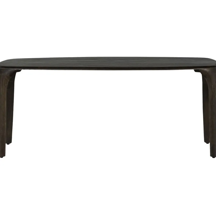WOOOD Eettafel Fiore Donkerbruin - 190x95 cm