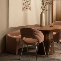 WOOOD Eettafel Limit Walnootbruin - Ø 130 cm