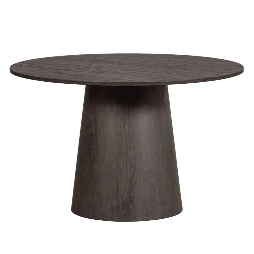 WOOOD Eettafel Maan Donkerbruin - Ø 120 cm
