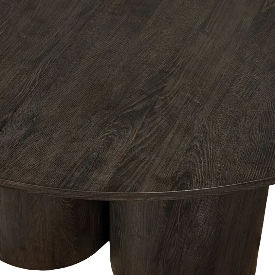 WOOOD Eettafel Oona Donkerbruin - Ø 140 cm