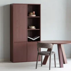WOOOD Eettafel Rhonda Bordeaux - Ø 129 cm
