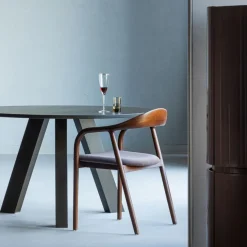 WOOOD Eettafel Rhonda Middenbruin - Ø 129 cm
