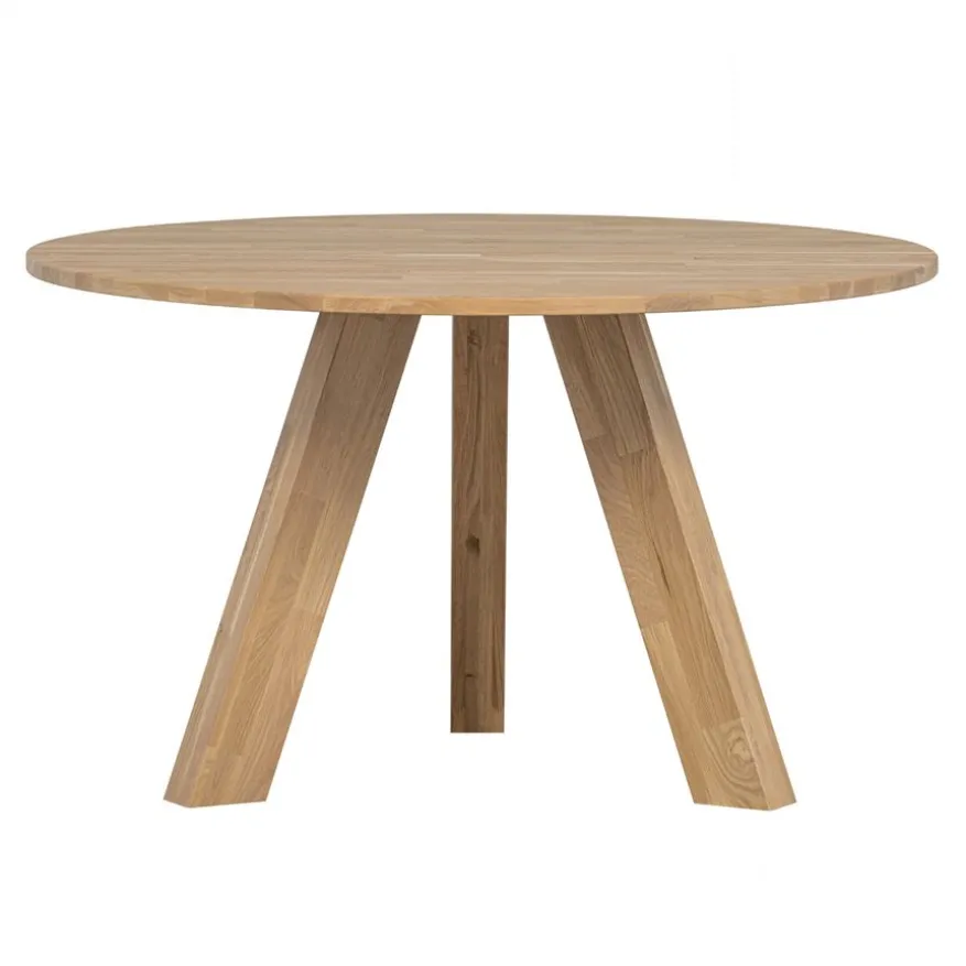 WOOOD Eettafel Rhonda Naturel - Ø 129 cm