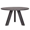 WOOOD Eettafel Rhonda Zwart - Ø 129 cm