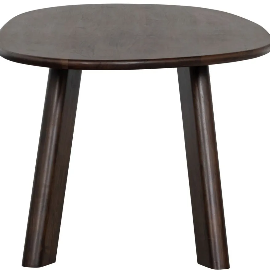WOOOD Eettafel Roundly Bruin - 200x100 cm