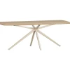 WOOOD Eettafel Tablo Eiken / Beige - 220x100 cm