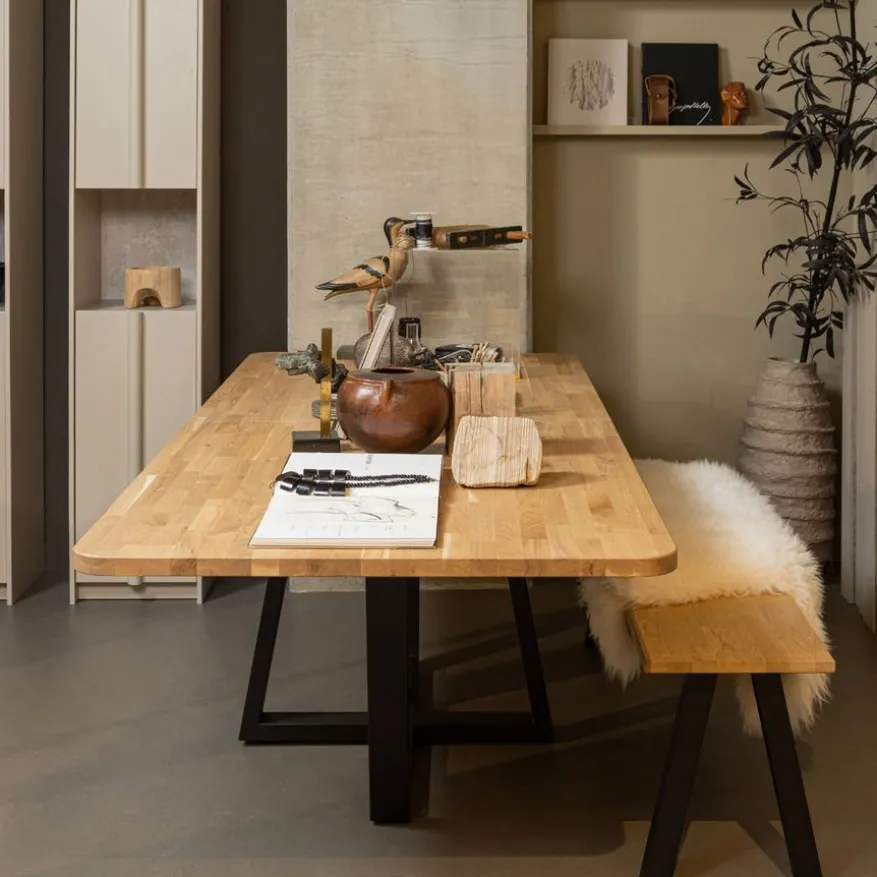 WOOOD Eettafel Tablo Naturel - 240x100 cm