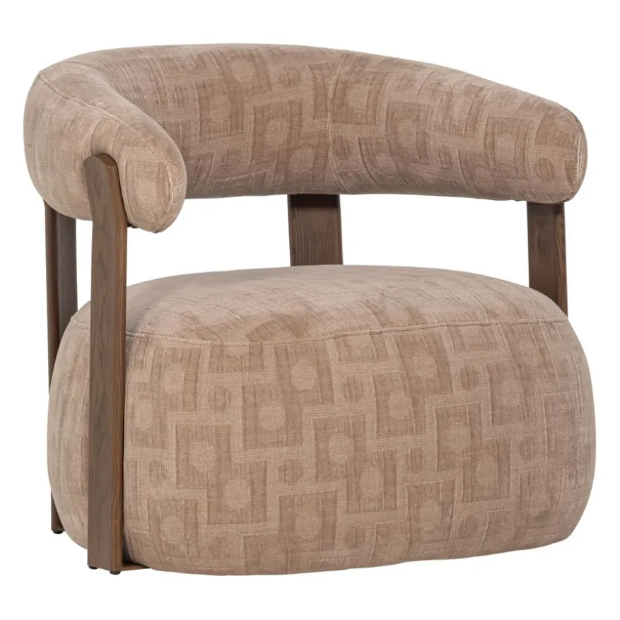 WOOOD Fauteuil Foon Zand