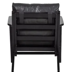 WOOOD Fauteuil Houston Zwart