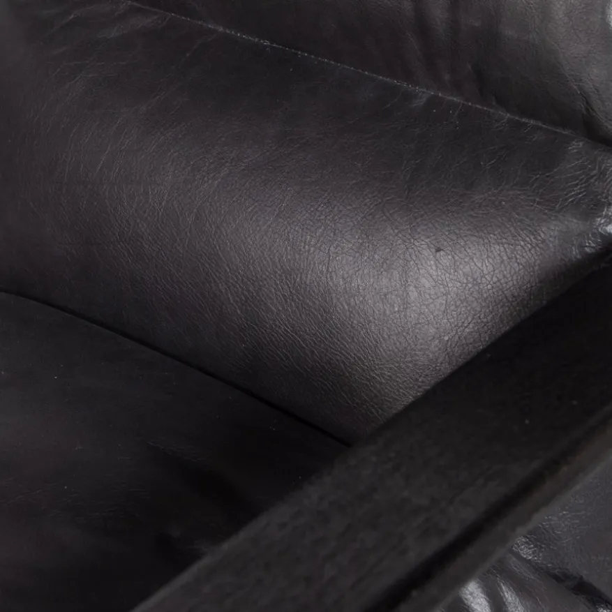 WOOOD Fauteuil Houston Zwart