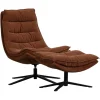 WOOOD Fauteuil Kube Bruin