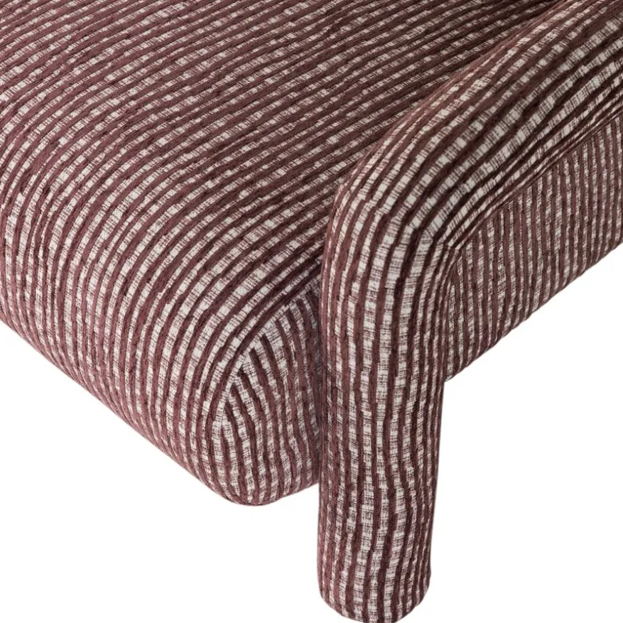 WOOOD Fauteuil Lenny Bordeauxrood