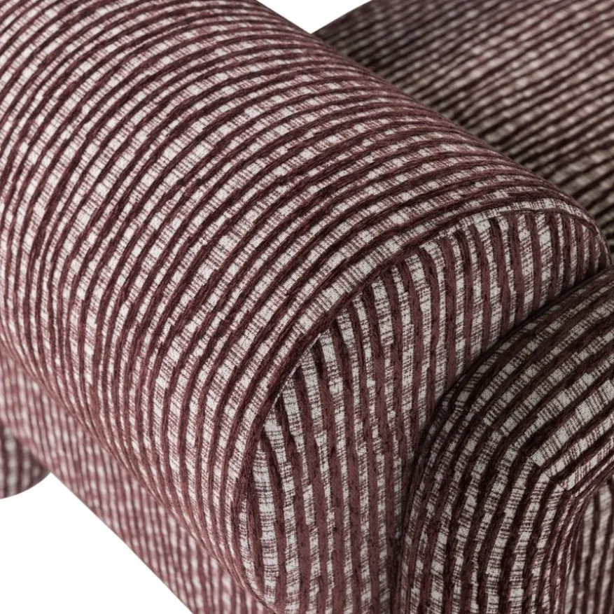 WOOOD Fauteuil Lenny Bordeauxrood