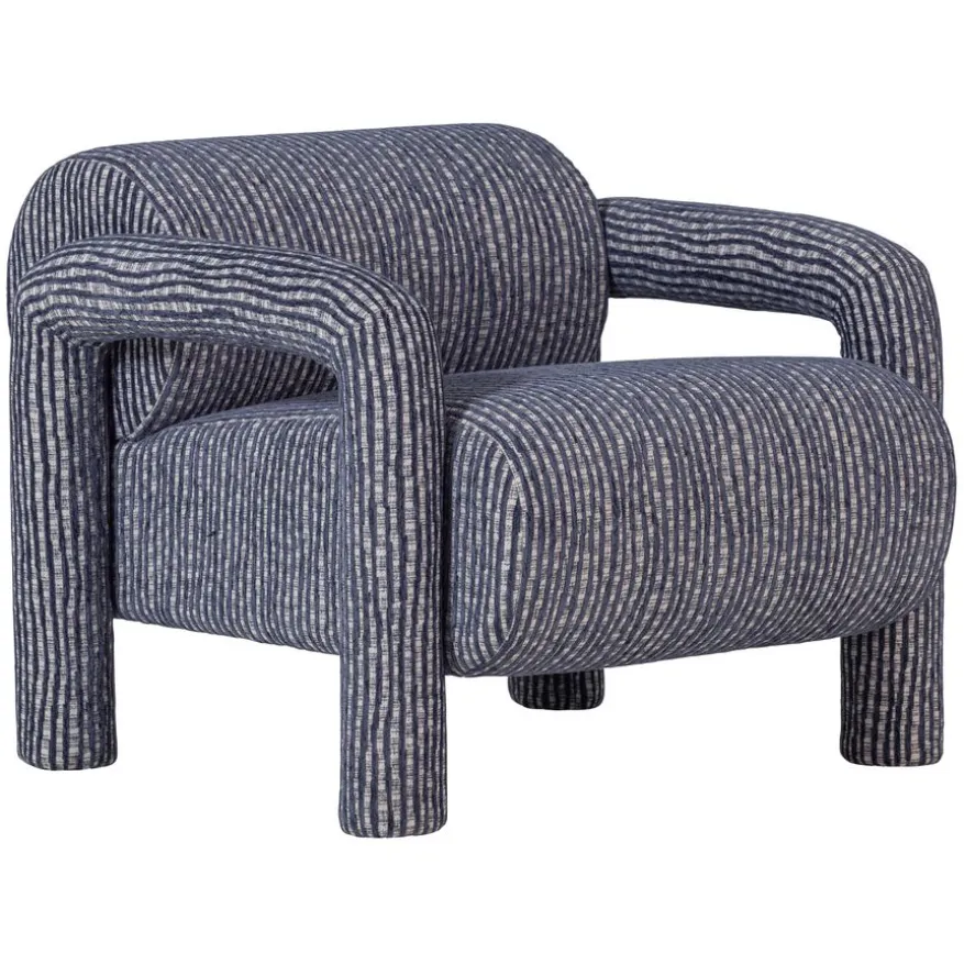WOOOD Fauteuil Lenny Grijsblauw
