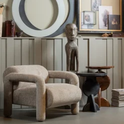 WOOOD Fauteuil Lenny Zand