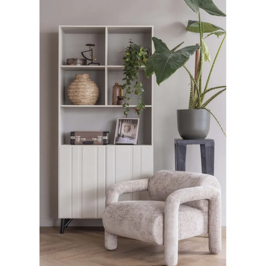 WOOOD Fauteuil Lenny Zand
