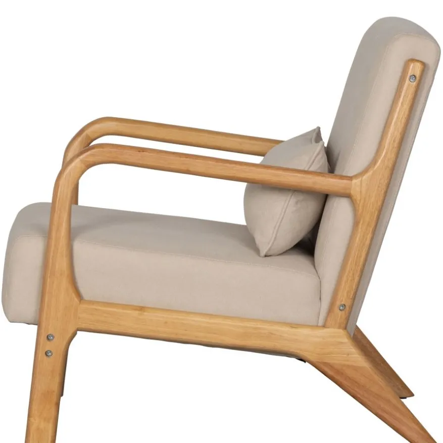 WOOOD Fauteuil Mark Beige