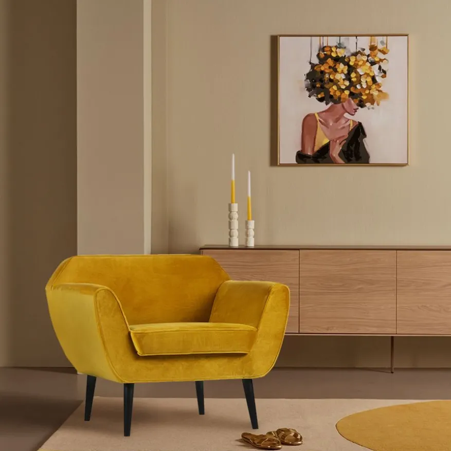 WOOOD Fauteuil Rocco Oker