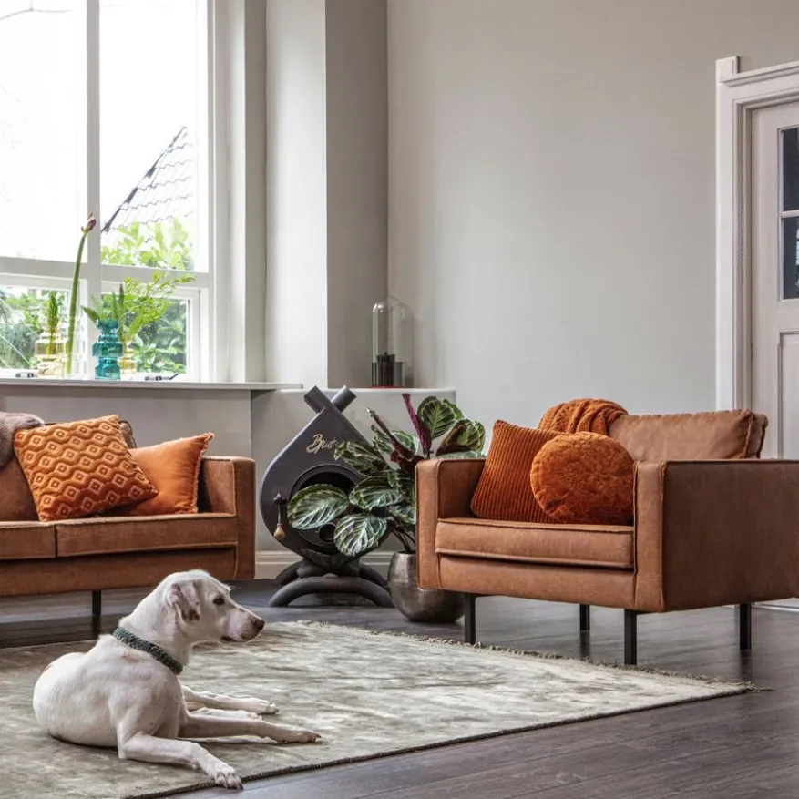 WOOOD Fauteuil Rodeo Cognac