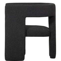 WOOOD Fauteuil Tiwa Donkergrijs