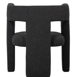 WOOOD Fauteuil Tiwa Donkergrijs