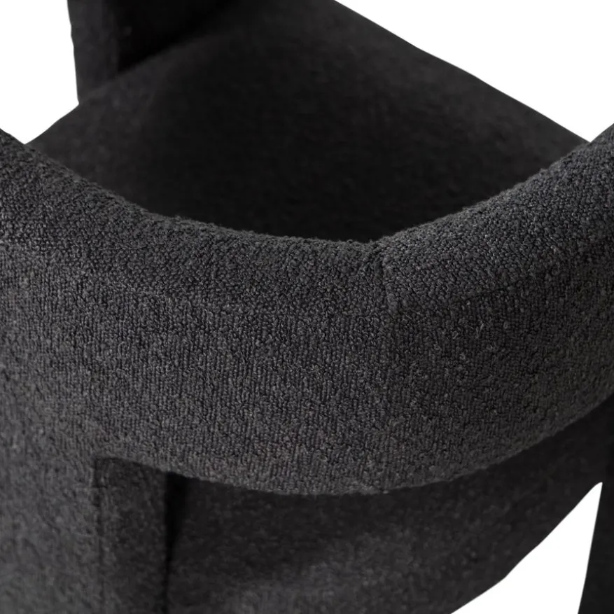 WOOOD Fauteuil Tiwa Donkergrijs