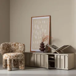 WOOOD Fauteuil Upke Beige