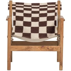 WOOOD Fauteuil Zano Bruin / Naturel