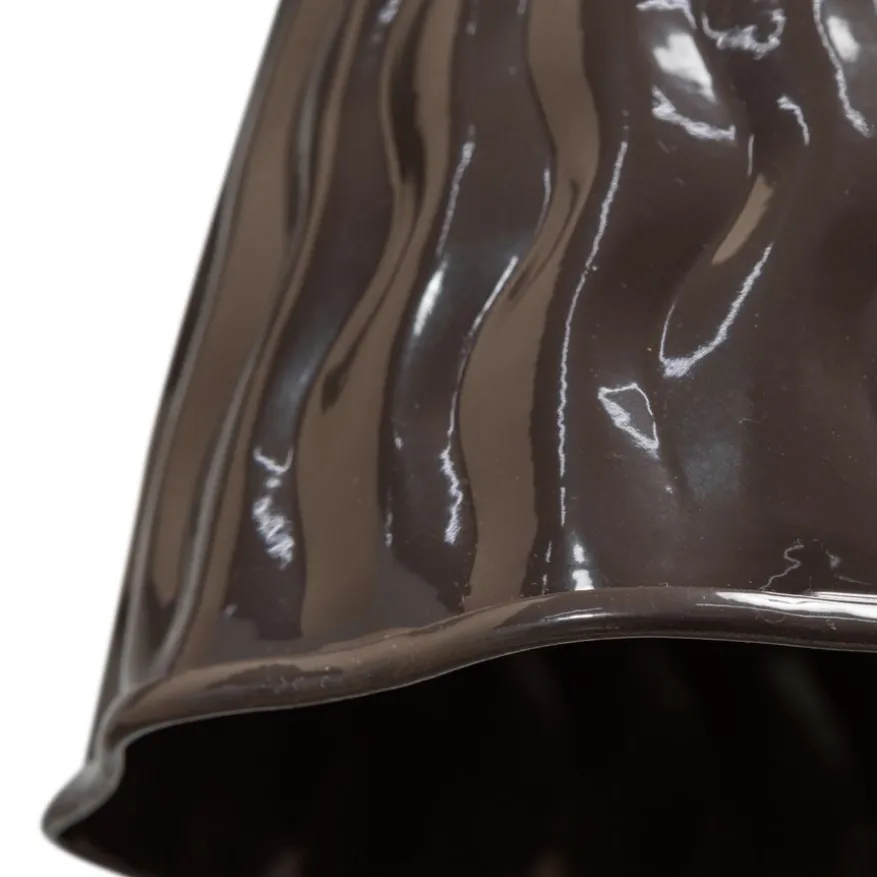 WOOOD Hanglamp Arleso Donkerbruin - E27 - Ø 19 cm