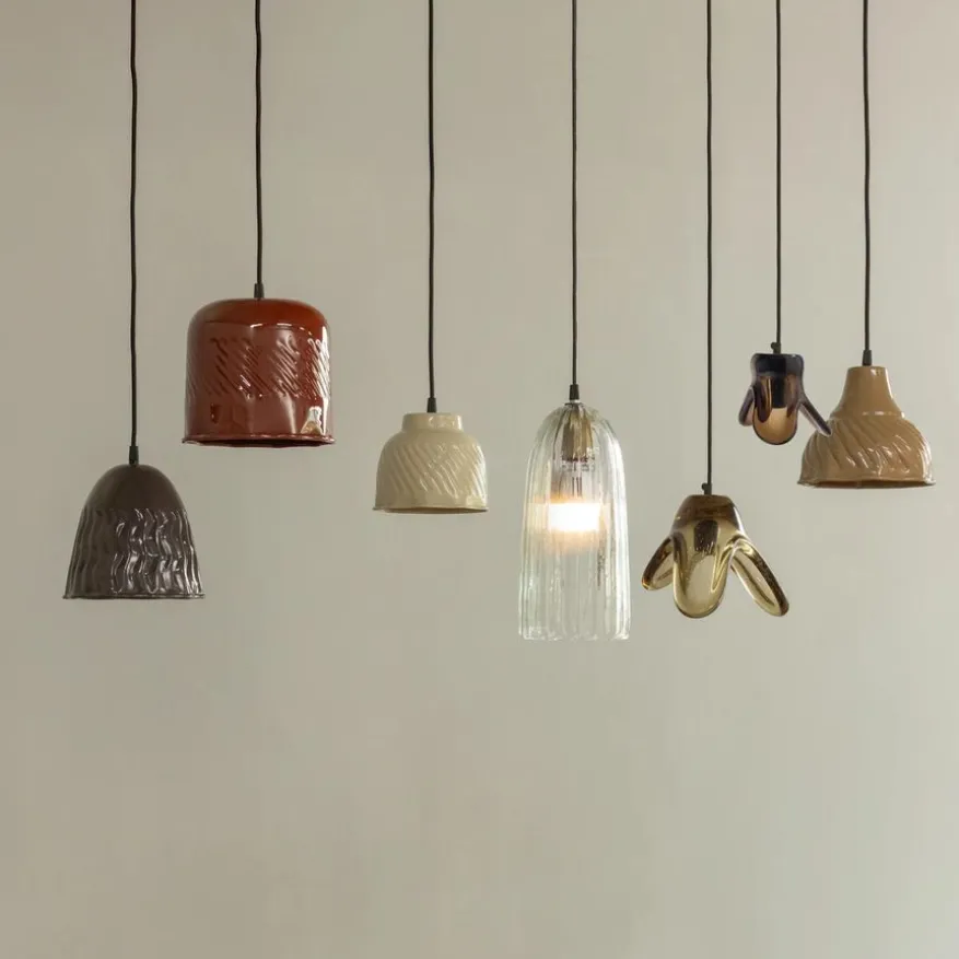 WOOOD Hanglamp Arleso Honinggeel - E27 - Ø 16 cm