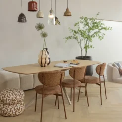 WOOOD Hanglamp Arleso Oranje - E27 - Ø 17 cm