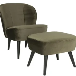 WOOOD Hocker Sara Groen - 56x36 cm