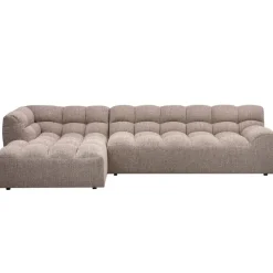 WOOOD Hoekbank Allure Links Bruin