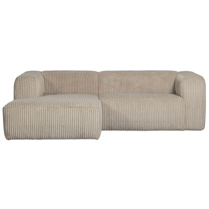 WOOOD Hoekbank Bean Links Beige