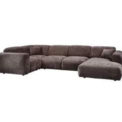 WOOOD Hoekbank Cloud Divan Links Bruin