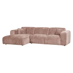 WOOOD Hoekbank Cloud Links Roze