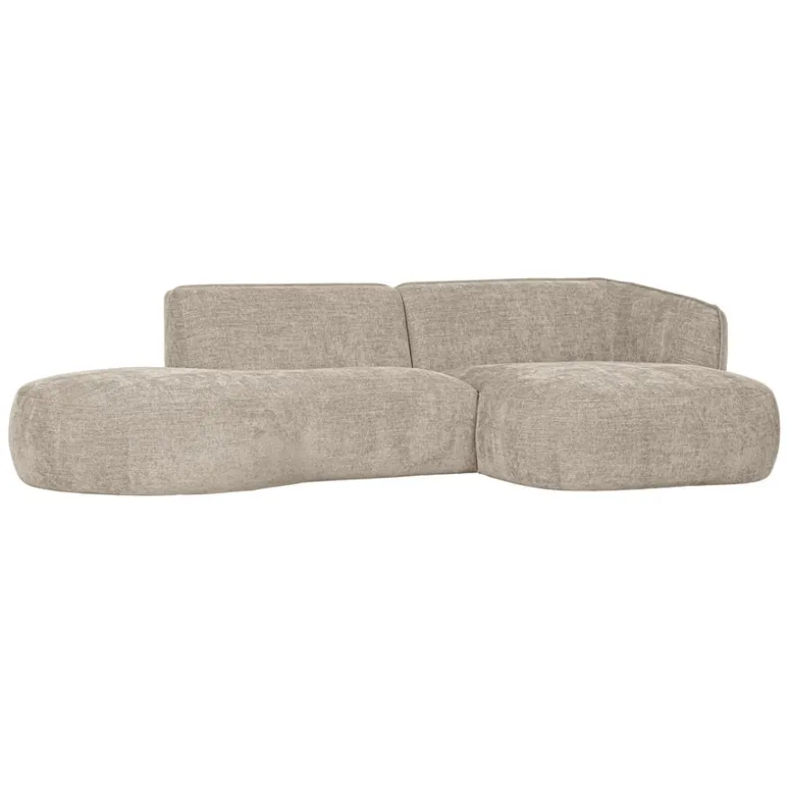 WOOOD Hoekbank Polly Rechts Beige