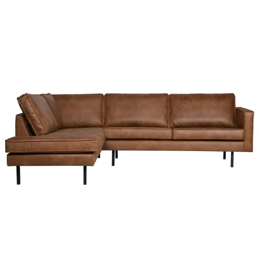 WOOOD Hoekbank Rodeo Links Cognac