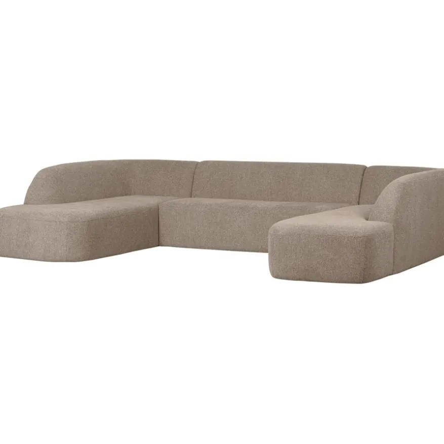 WOOOD Hoekbank Sloping Beige